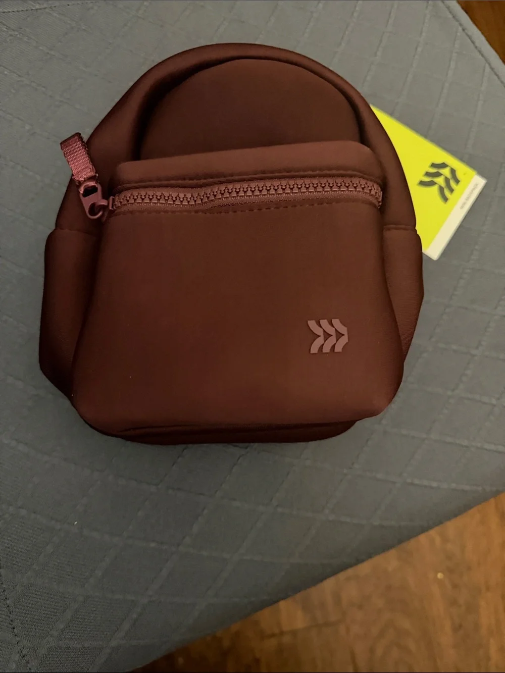 all in motion Burgundy Mini Neoprene Backpack